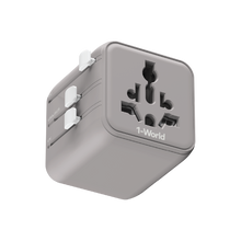 Load image into Gallery viewer, Momax 1-World Universal Travel Adaptor With Dual AC