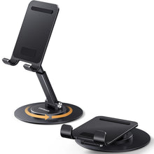 Load image into Gallery viewer, UGREEN 360 Rotating and Folding Desktop Phone Stand - Black