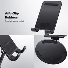 Load image into Gallery viewer, UGREEN 360 Rotating and Folding Desktop Phone Stand - Black