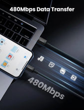 Load image into Gallery viewer, UGREEN 60W USB-C to Lightning PD Fast Charging Cable 2M - Black