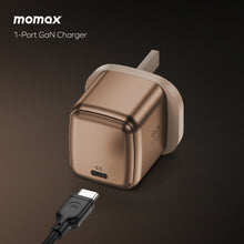 Load image into Gallery viewer, Momax 1 - Charge GaN 65W 1 Port Charger - Sandstone - CVRGRM