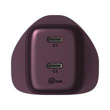 Load image into Gallery viewer, MOMAX 1-CHARGE 45W 2-PORT GAN CHARGER PD 3.2 AVS 60W PEAK