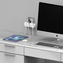 Load image into Gallery viewer, Momax 1-Charge Work Flow T-Shaped Extension 3 Socket With USB