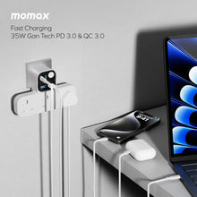 Load image into Gallery viewer, Momax 1-Charge Work Flow T-Shaped Extension 3 Socket With USB