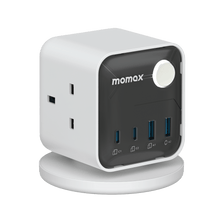 Load image into Gallery viewer, Momax 1 - Charge Work Flow 3 - Outlet GaN Power Cube 30W with USB Ports - CVRGRM