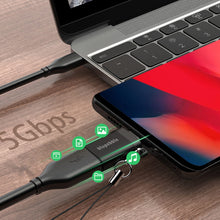 Load image into Gallery viewer, BLUPEBBLE USB - C MALE TO USB 2.0 MICRO B FEMALE OTG ADAPTER 480 MBPS - CVRGRM