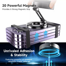 Load image into Gallery viewer, K11 Rotating Magnetic Vacuum Suction Metal Phone Holder - Black - CVRGRM