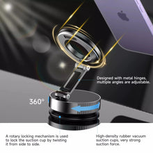 Load image into Gallery viewer, K11 Rotating Magnetic Vacuum Suction Metal Phone Holder - Black - CVRGRM