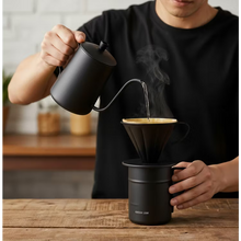 Load image into Gallery viewer, Green Lion V-60 Pro Coffee Maker Set - Black