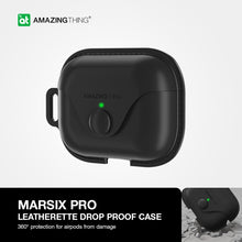 Load image into Gallery viewer, AT Marsix Pro Case for AirPods Pro/Pro 2 - Black - CVRGRM