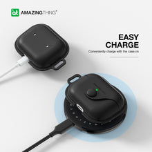 Load image into Gallery viewer, AT Marsix Pro Case for AirPods Pro/Pro 2 - Black - CVRGRM