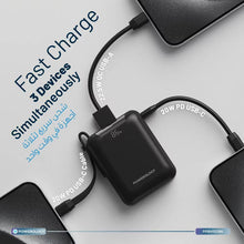 Load image into Gallery viewer, Powerology York 20000mAh Power Bank - Black
