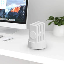 Load image into Gallery viewer, Powerology 4 in1 Station 10000mAh PD 100W QC Wireless Power Bank - White - CVRGRM
