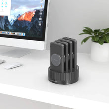 Load image into Gallery viewer, Powerology 4 in1 Station 10000mAh PD 100W QC Wireless Power Bank - Black - CVRGRM