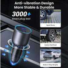Load image into Gallery viewer, UGREEN 75W 3-Port PD Fast Car Charger - Gray
