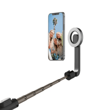 Load image into Gallery viewer, Porodo Magnetic Selfie Stick 64.5cm Extendable with 3 Leg Tripod and Remote Control - Black - CVRGRM