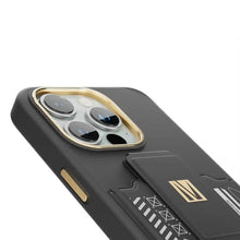 Load image into Gallery viewer, Levelo Morphix Grip - Stand Case with Built - In Card Slot for iPhone 15 Pro - CVRGRM