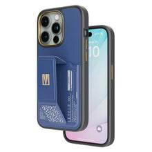 Load image into Gallery viewer, Levelo Morphix Grip - Stand Case with Built - In Card Slot for iPhone 15 Pro - CVRGRM