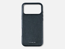 Load image into Gallery viewer, 121 MagSafe Pebbled Leather Case | iPhone 17 Pro Max - Navy Blue