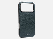 Load image into Gallery viewer, 121 MagSafe Pebbled Leather Case | iPhone 17 Pro Max - Navy Blue