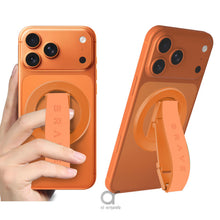 Load image into Gallery viewer, BRAVE MagGrip 3-in-1 Magnetic MagSafe Phone Grip Holder with Finger Strap & Kickstand