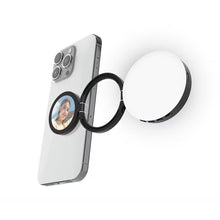 Load image into Gallery viewer, Porodo Lifestyle 360° Rotatable Foldable Magnetic Suction Flip with 180° Tricolor Fill Light Adjustment and Compact Mirror - Black - CVRGRM