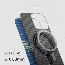 Load image into Gallery viewer, Pitaka Tactile Woven Ultra Slim Case For iPhone 16 Pro - Milky Way Galaxy - CVRGRM