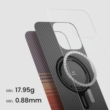 Load image into Gallery viewer, Pitaka Tactile Woven Ultra Slim Case For iPhone 16 Pro - Sunset - CVRGRM