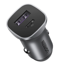 Load image into Gallery viewer, UGREEN 2-Port Fast Car Charger 30W + Portable Tire Inflator Bundle