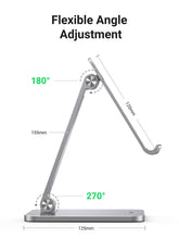 Load image into Gallery viewer, UGREEN Foldable and Adjustable Tablet Stand - Space Grey