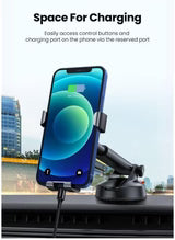 Load image into Gallery viewer, UGREEN Suction Cup Car Phone Mount for Dashboard & Windshield - Black