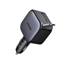 Load image into Gallery viewer, UGREEN Nexode Car Charger 90W with Retractable USB-C Cable