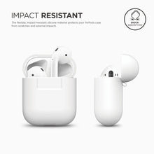 Load image into Gallery viewer, Elago Airpods Silicone Case - White - CVRGRM
