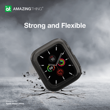 Load image into Gallery viewer, Amazing Thing Apple Watch 44mm SERIES SE/6/5/4 Outer Bumper + Screen Protection - Clear - CVRGRM