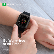 Load image into Gallery viewer, Amazing Thing Apple Watch 44mm SERIES SE/6/5/4 Outer Bumper + Screen Protection - Clear - CVRGRM