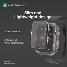 Load image into Gallery viewer, Amazing Thing Apple Watch 44mm SERIES SE/6/5/4 Outer Bumper + Screen Protection - Clear - CVRGRM