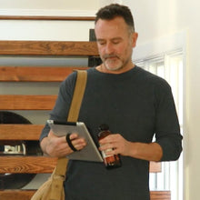 Load image into Gallery viewer, LoveHandle - XL Tablet Grip - Black - CVRGRM