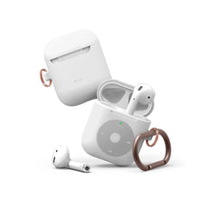 Load image into Gallery viewer, Elago AW6 Hang Case for Apple AirPods - White - CVRGRM