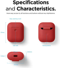 Load image into Gallery viewer, Elago Airpods Silicone Case - RED - CVRGRM