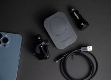 Load image into Gallery viewer, Blupebble NAviMag 3in1 Combo Wireless Charger - Black - CVRGRM