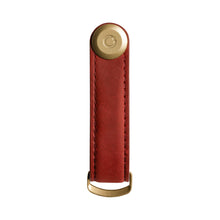 Load image into Gallery viewer, Orbitkey Crazy Horse Leather Key Organiser - MAPLE RED - CVRGRM