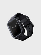 Load image into Gallery viewer, Uniq Monos 2 - in - 1 Strap with Hybrid Case for Apple Watch 45/44mm - Midnight Black - CVRGRM
