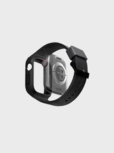 Load image into Gallery viewer, Uniq Monos 2 - in - 1 Strap with Hybrid Case for Apple Watch 45/44mm - Midnight Black - CVRGRM