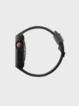 Load image into Gallery viewer, Uniq Monos 2 - in - 1 Strap with Hybrid Case for Apple Watch 45/44mm - Midnight Black - CVRGRM