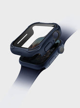 Load image into Gallery viewer, UNIQ Torres Antimicrobial Watch Case with Glass Screen Protection (44 MM) - NAUTICAL BLUE - CVRGRM