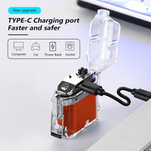 Load image into Gallery viewer, Double Arc Lighter Rechargeable Lighter - Orange - CVRGRM