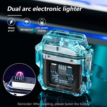 Load image into Gallery viewer, Double Arc Lighter Rechargeable Lighter - Black - CVRGRM