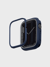 Load image into Gallery viewer, Uniq Moduo Case with Interchangeable PC Bezel for Apple Watch 45/44mm - Blue/Grey - CVRGRM