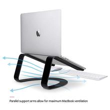 Load image into Gallery viewer, Twelve South Curve Desktop Stand for MacBooks - Matte Black - CVRGRM