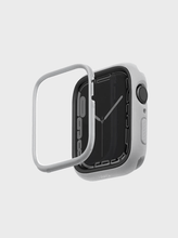 Load image into Gallery viewer, Uniq Moduo Case with Interchangeable PC Bezel for Apple Watch 45/44mm - Stone Grey - CVRGRM